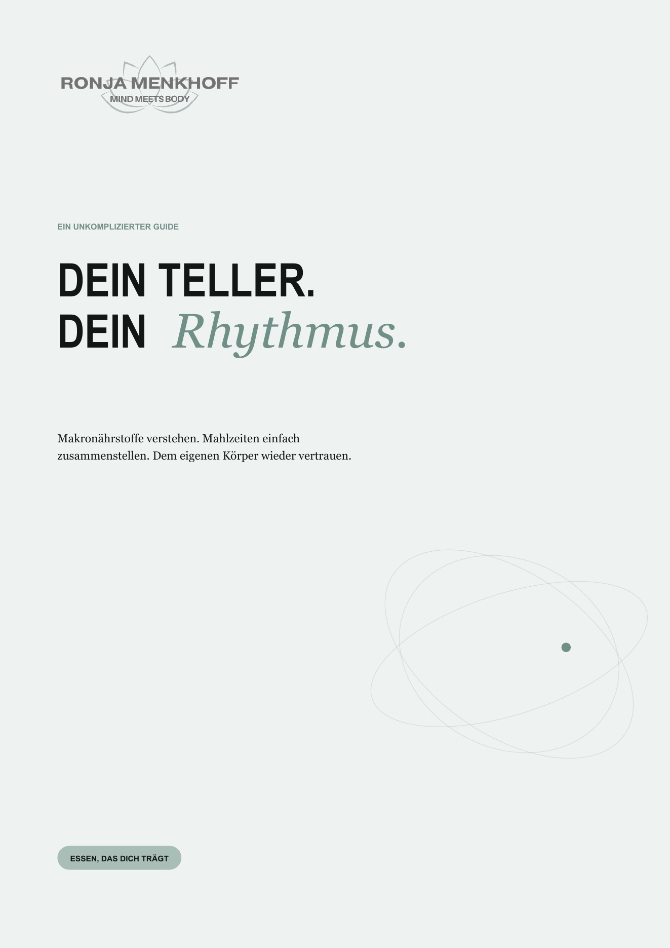 Cover des Guides Dein Teller. Dein Rhythmus.